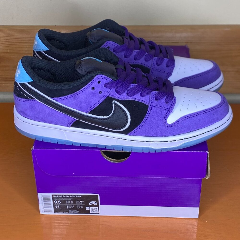 NIKE SB HAYLEY WILSON DUNK LOW (HJ0513-500) COURT PURPLE